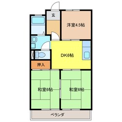 シャトレサカエの物件間取画像